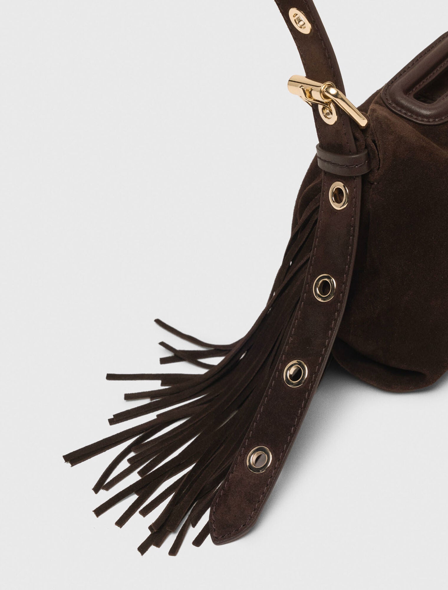 Sac Miss M mini en cuir suède