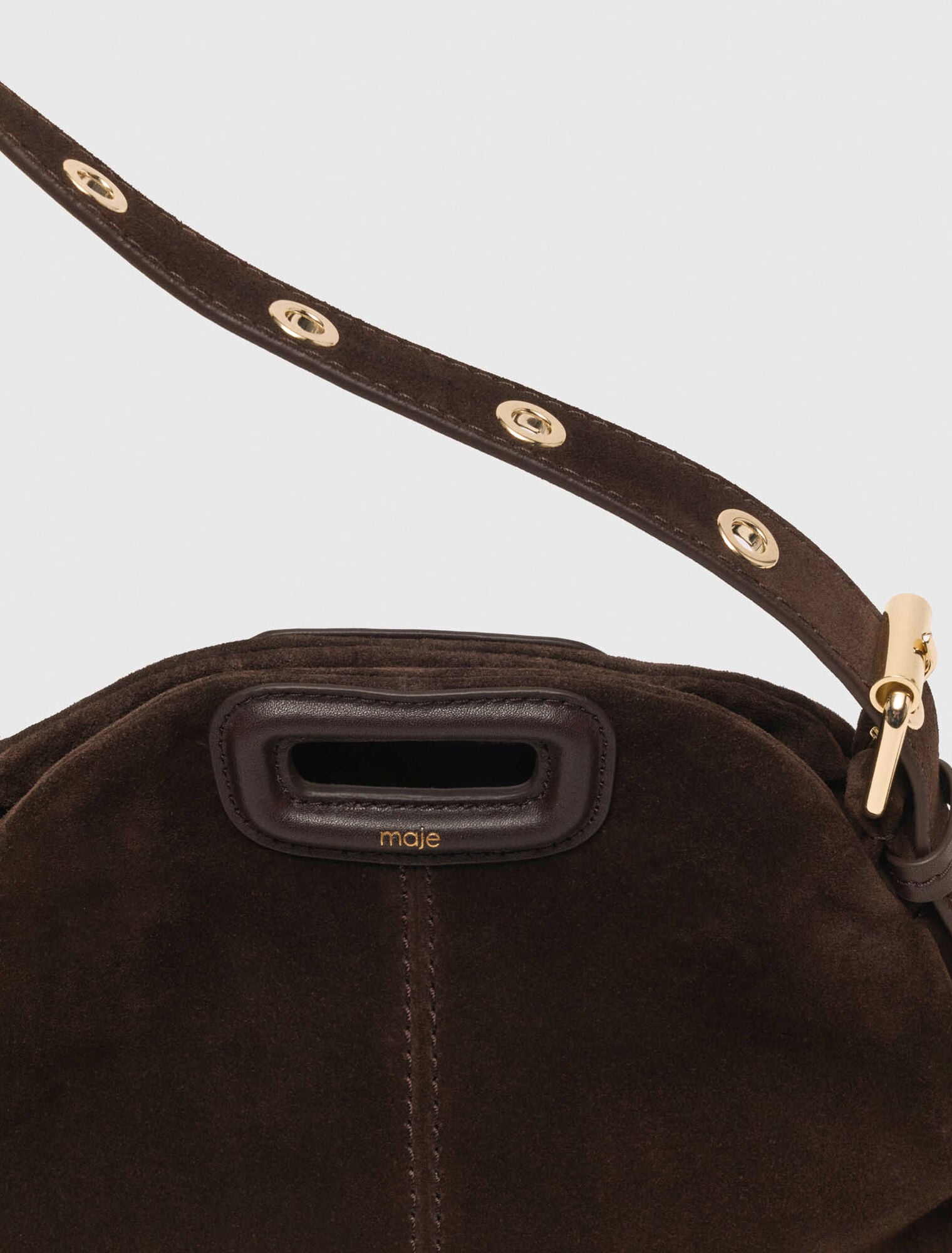 Sac Miss M mini en cuir suède