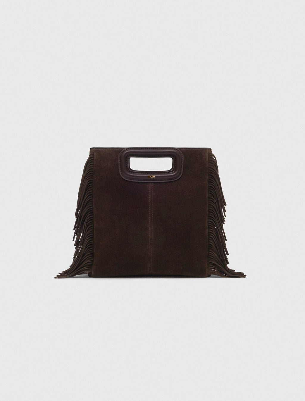 Sac M en cuir suède