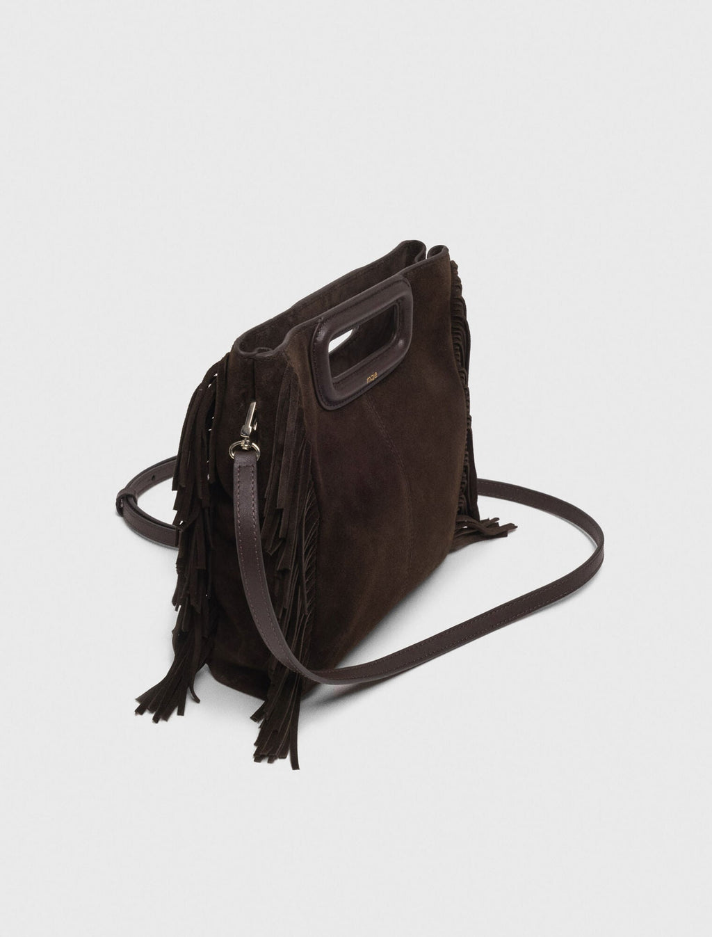 Sac M en cuir suède