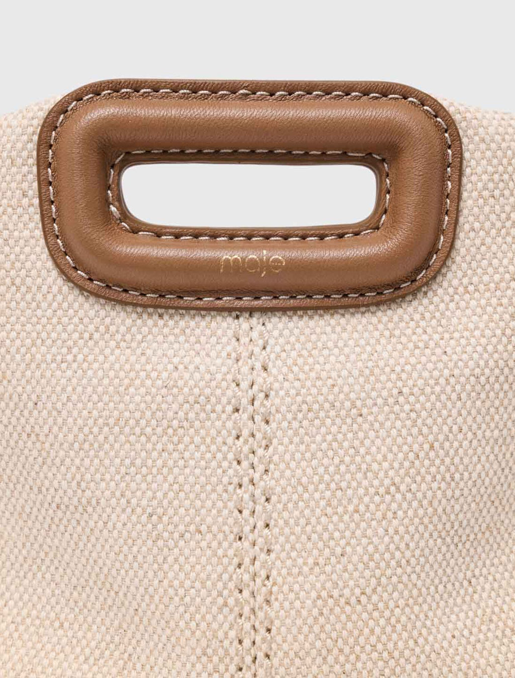 Sac Miss M mini en mix toile cuir