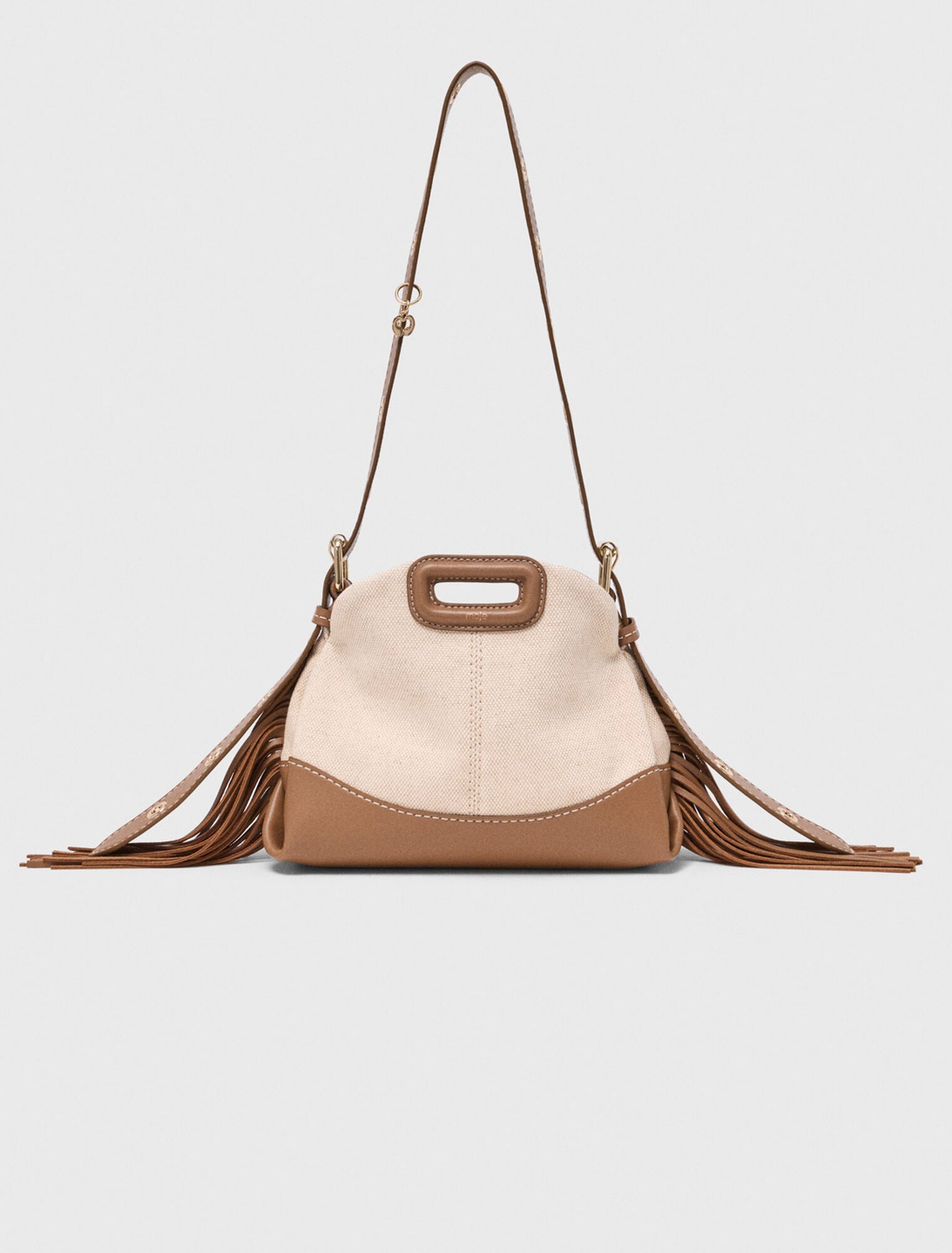 Sac Miss M mini en mix toile cuir