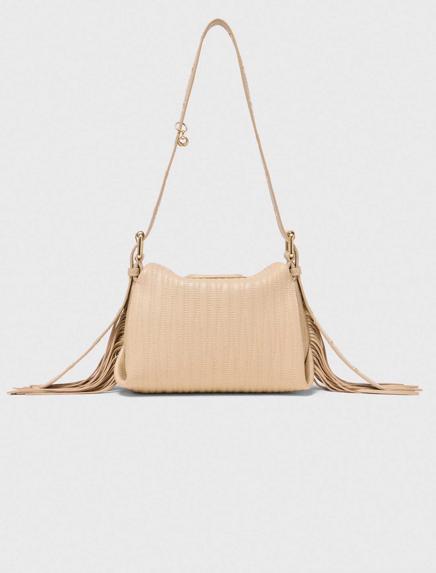 Sac Miss M mini en cuir surpiqué