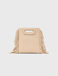 Sac M mini en cuir surpiqué