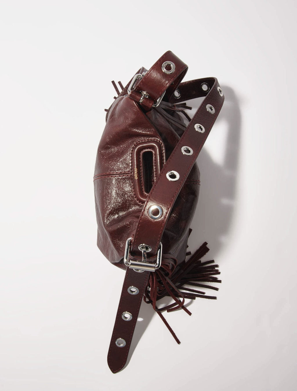 Sac Miss M mini en cuir craquelé