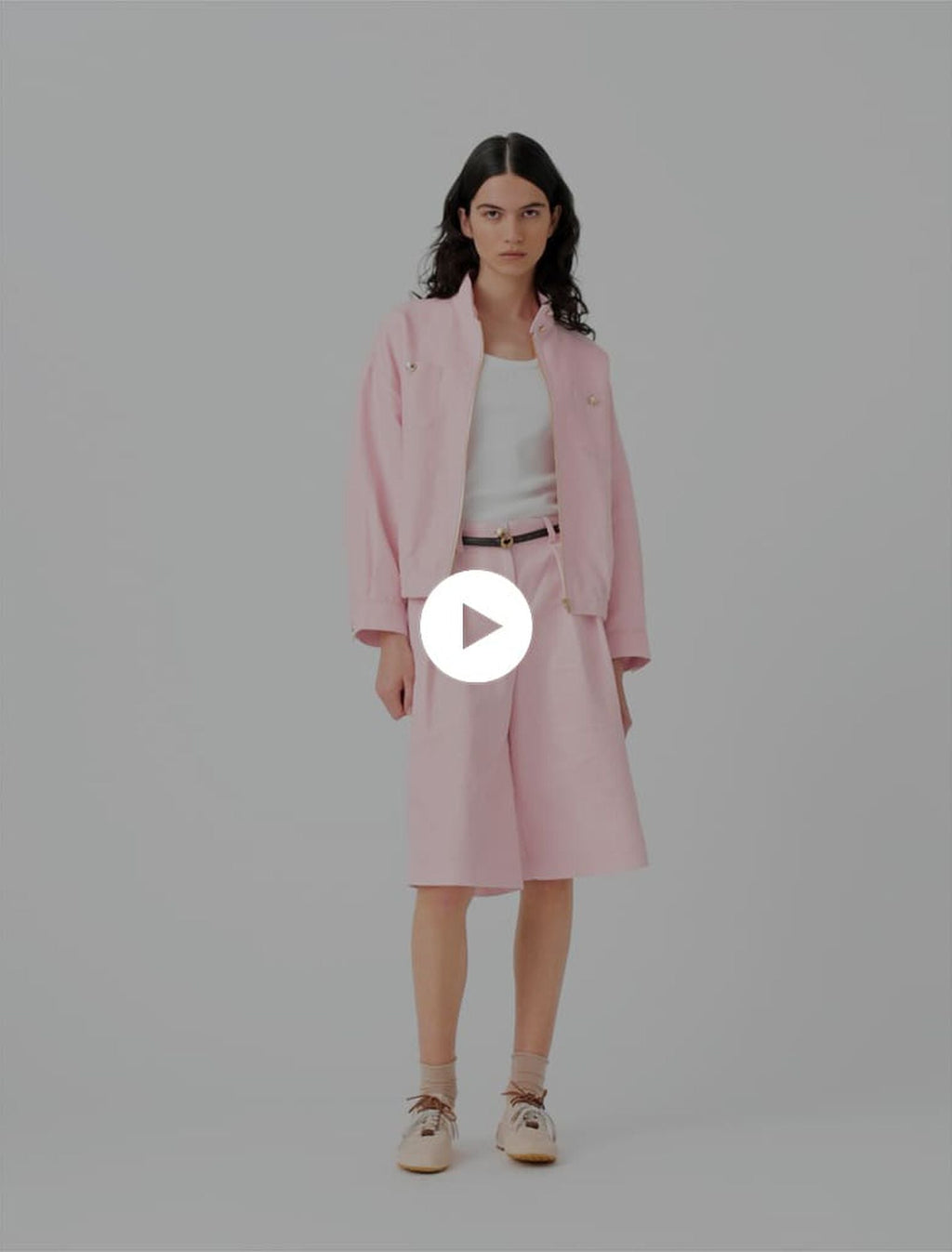 Blouson bomber en lin mélangé