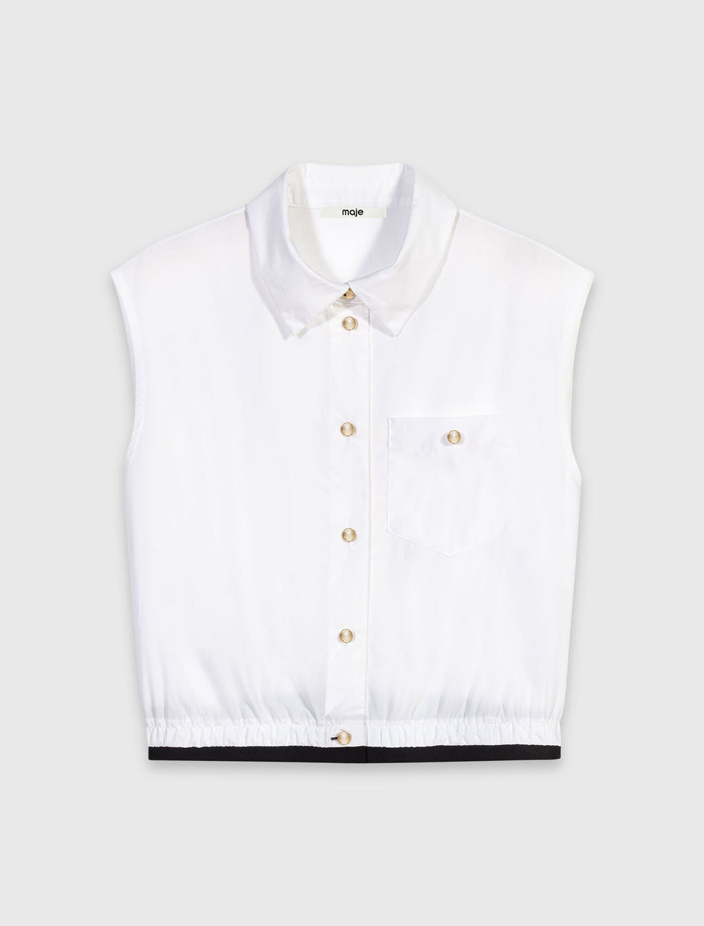 Chemise courte sans manches