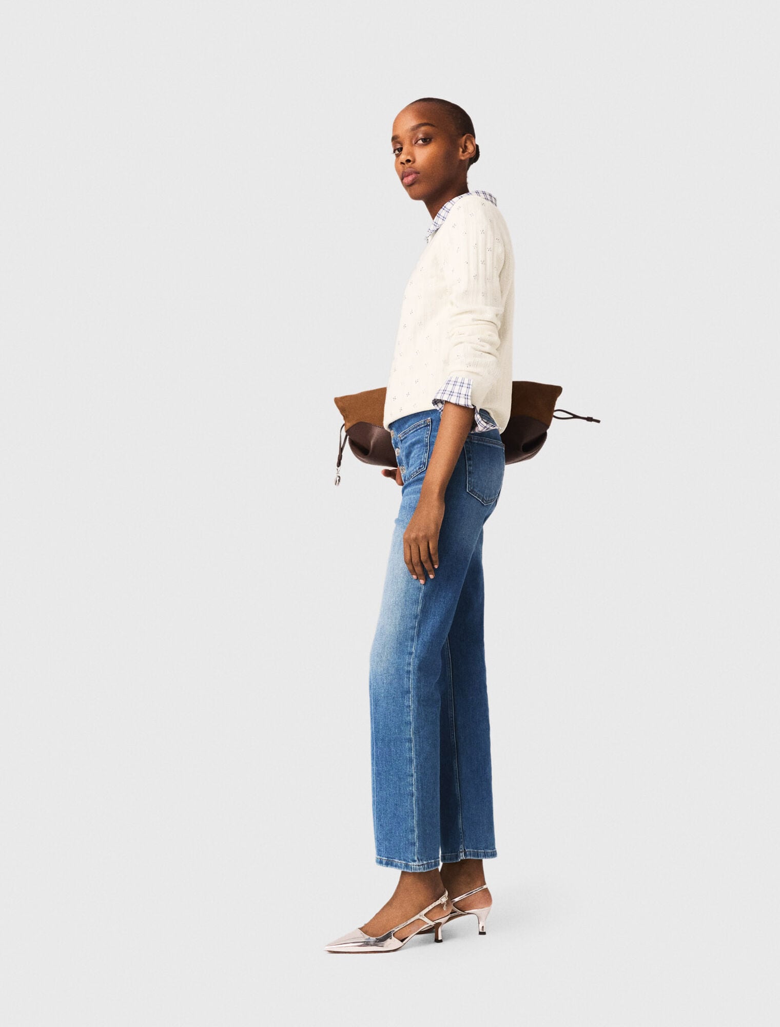 Jean denim à poches
