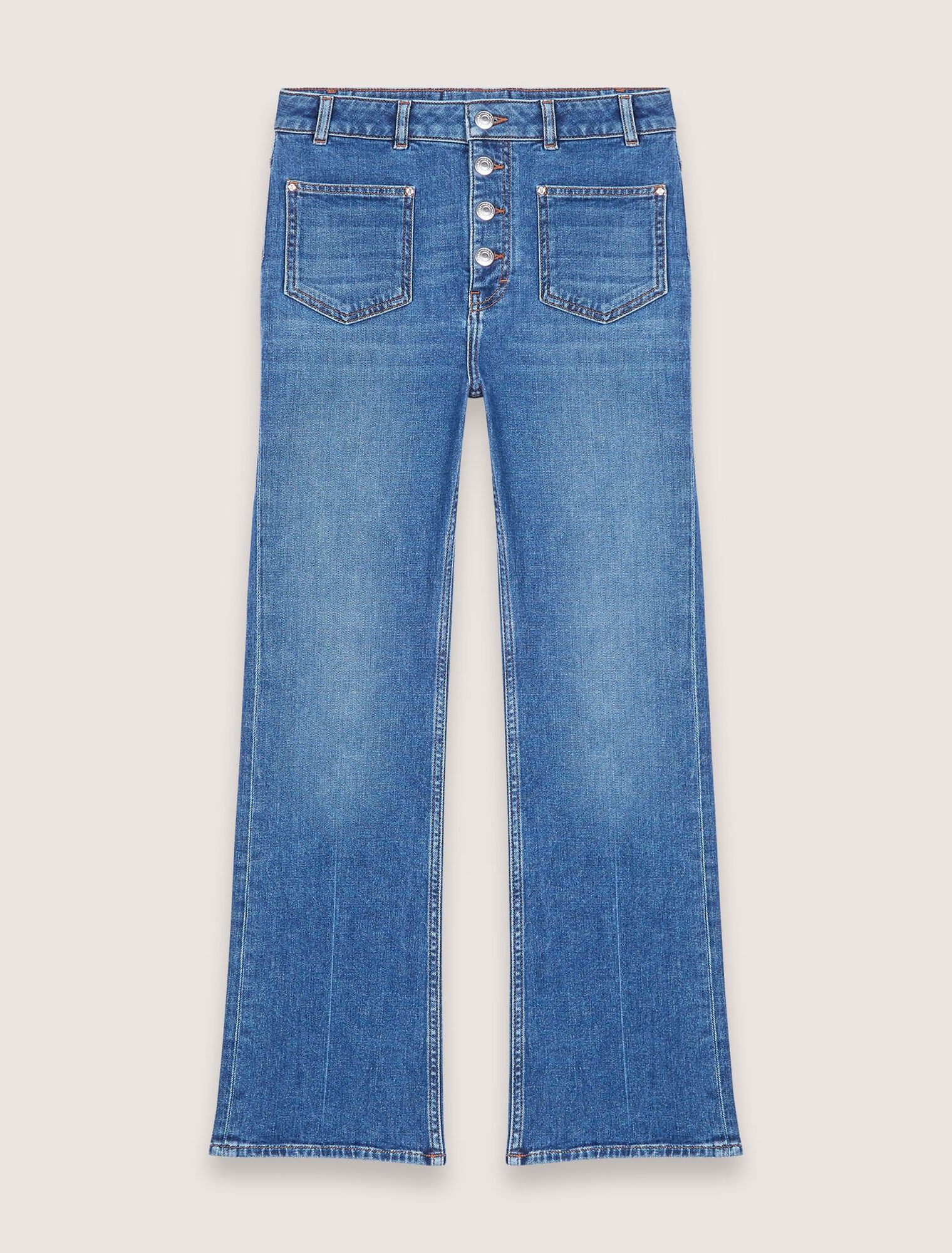 Jean denim à poches
