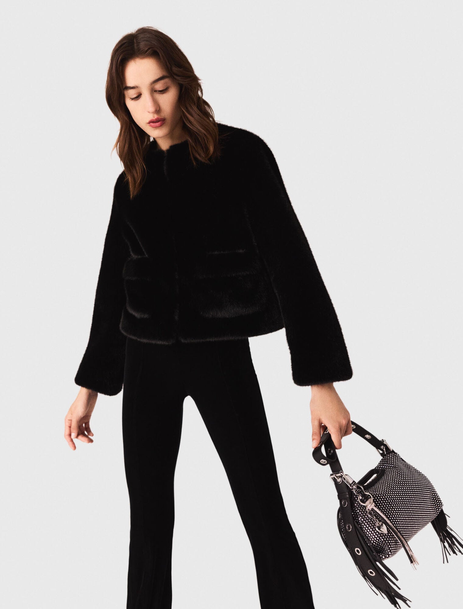Pantalon en velours stretch