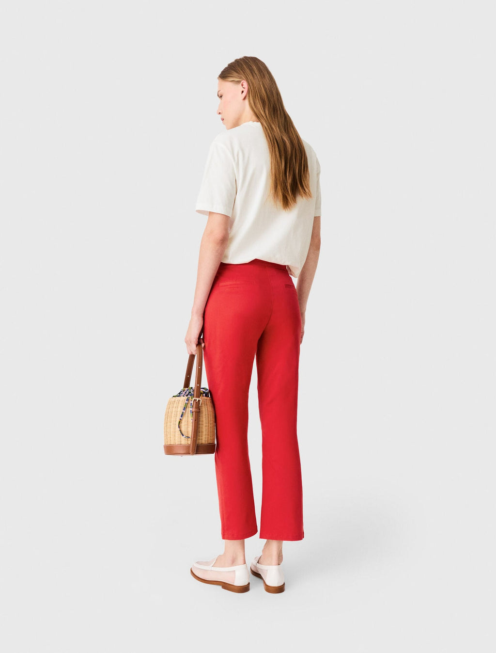 Pantalon corsaire en coton