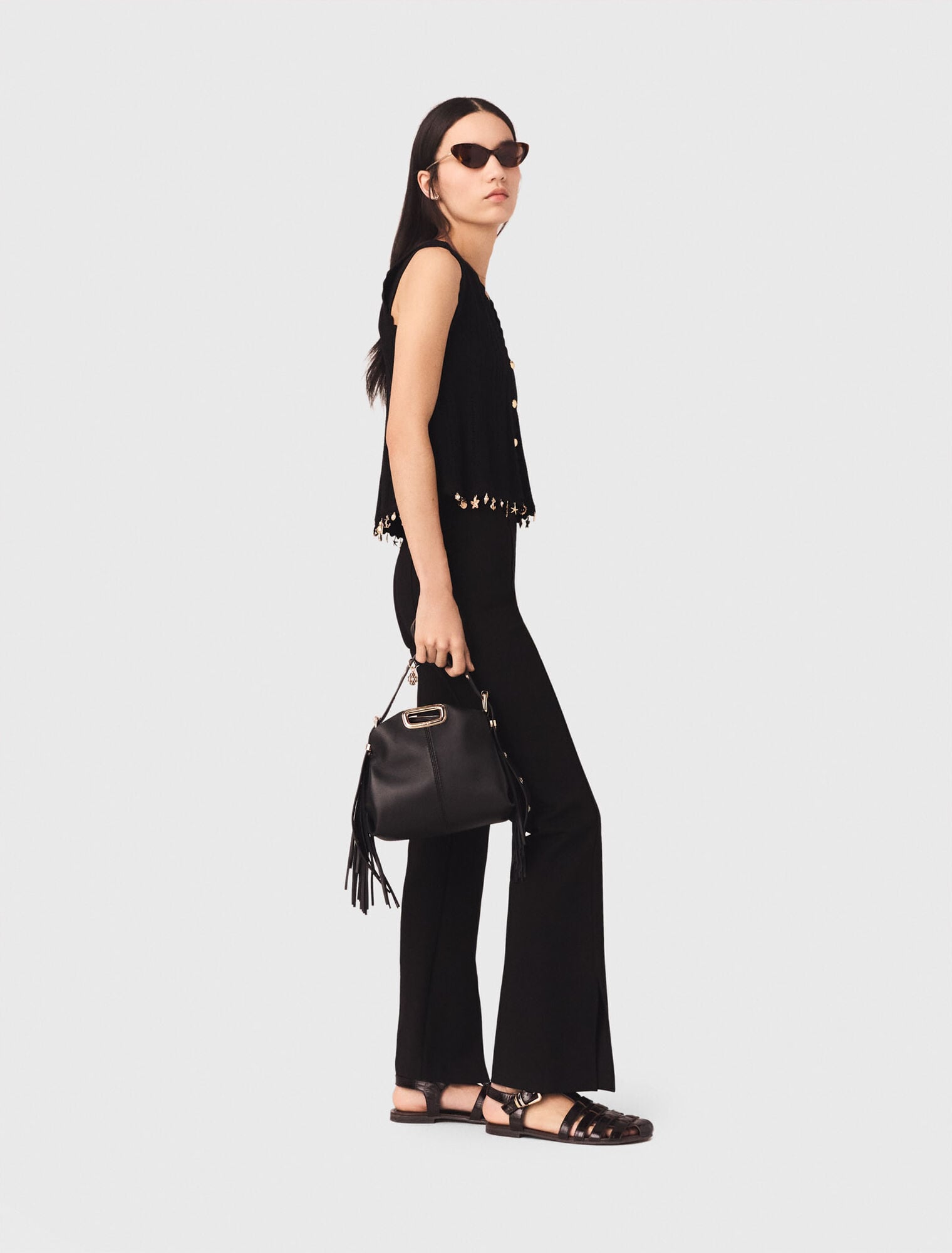 Pantalon fendu