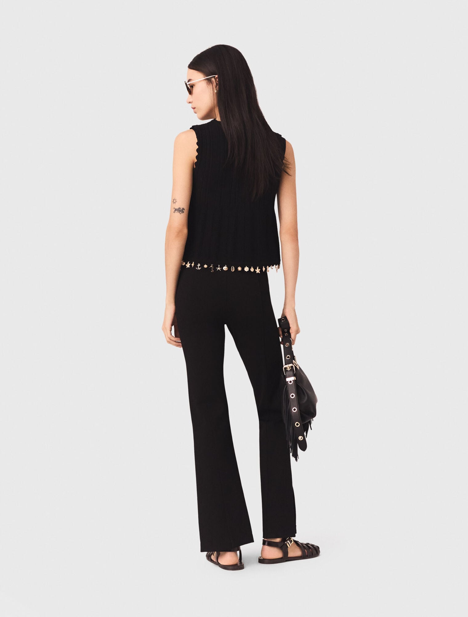 Pantalon fendu