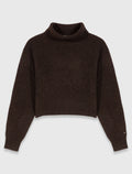Pull à col roulé en mélange de yak