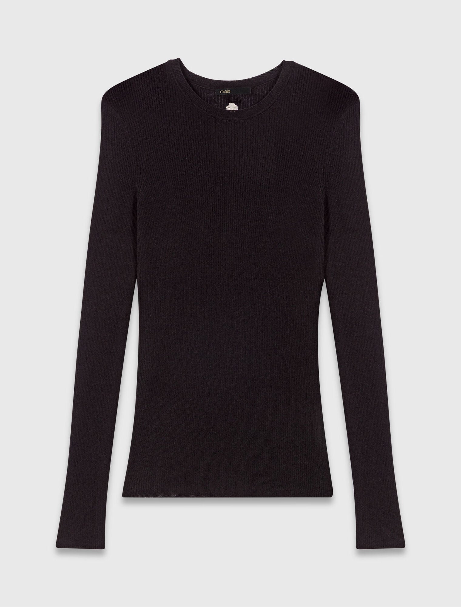 Pull col rond seconde peau