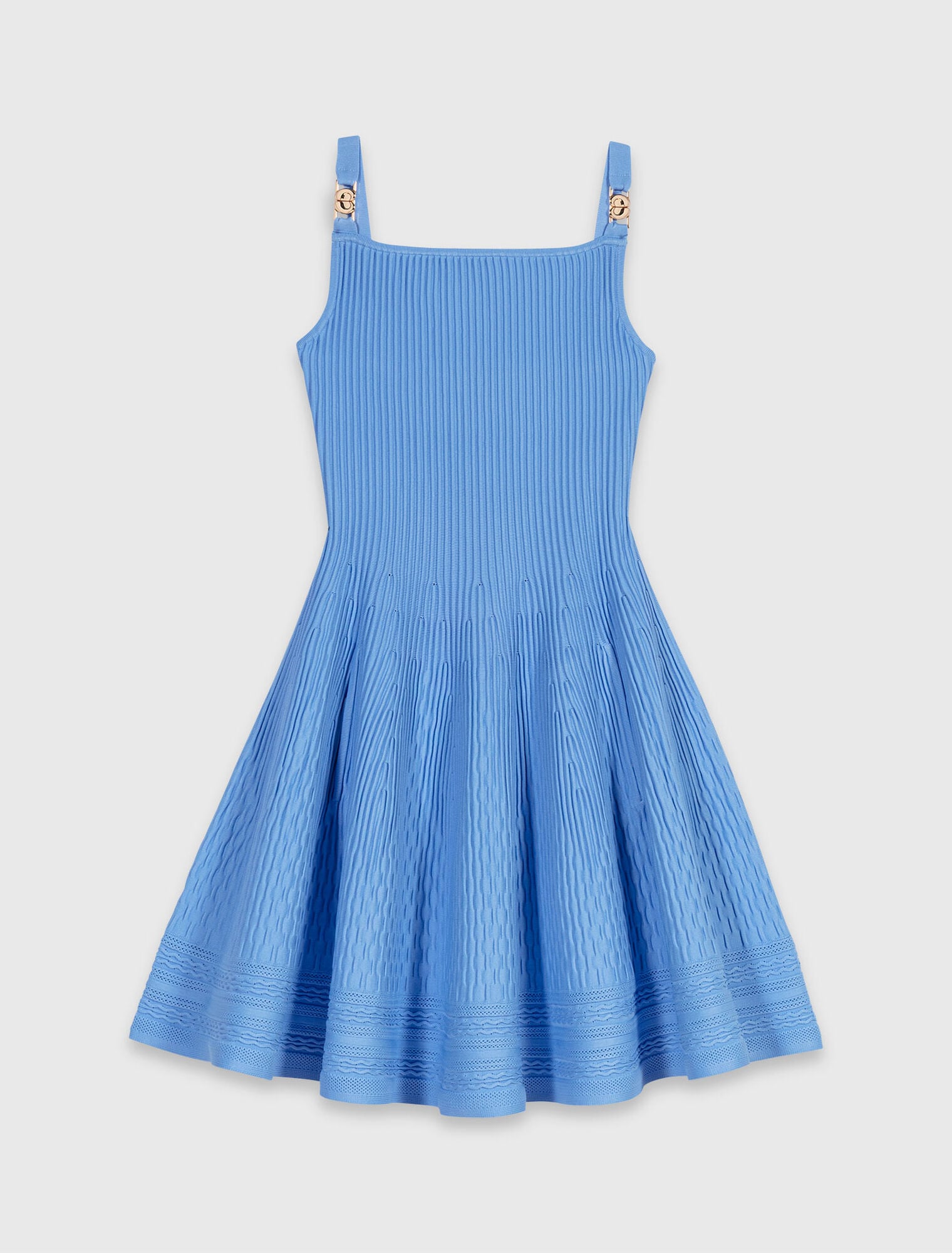 Robe courte en maille