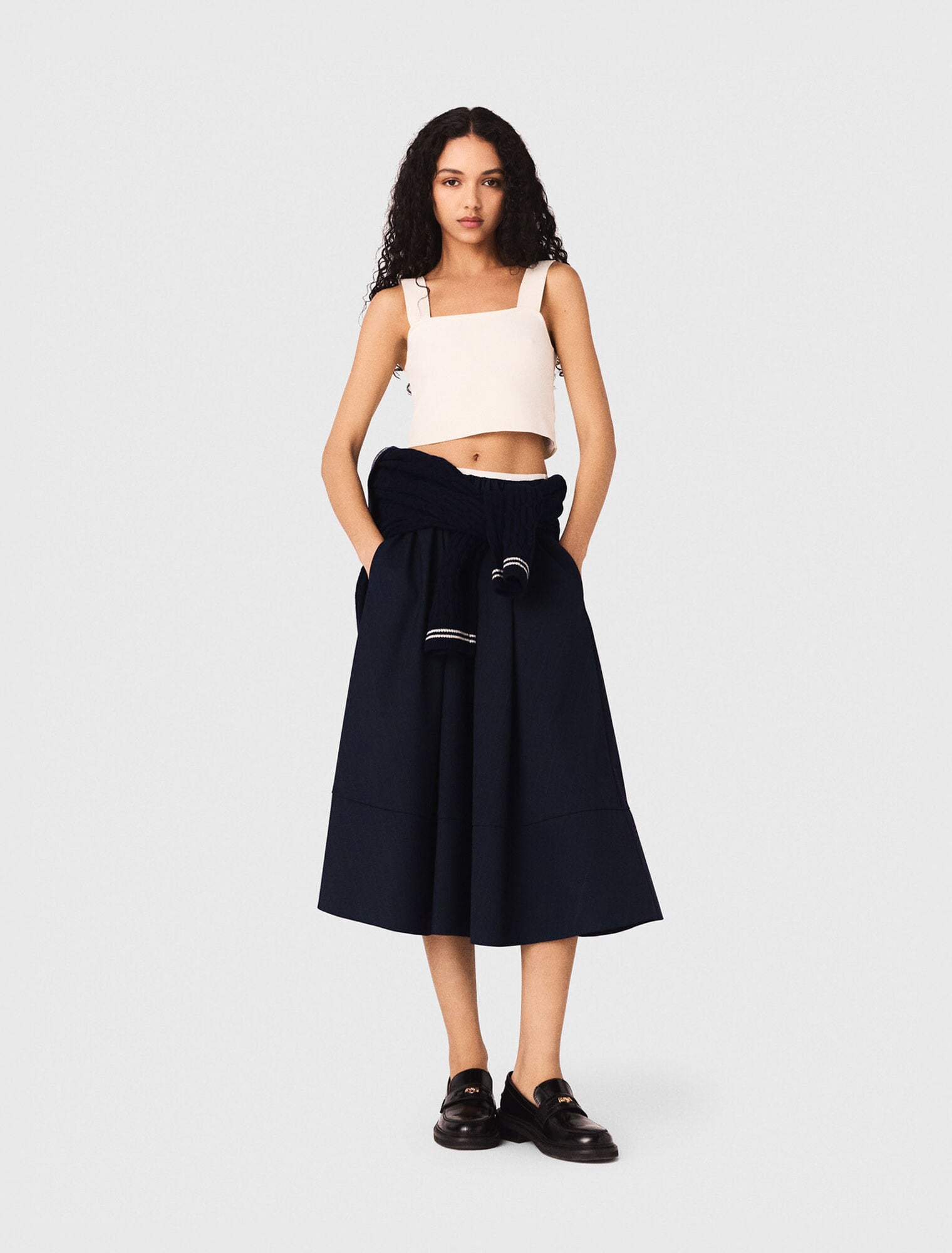 Crop top en maille