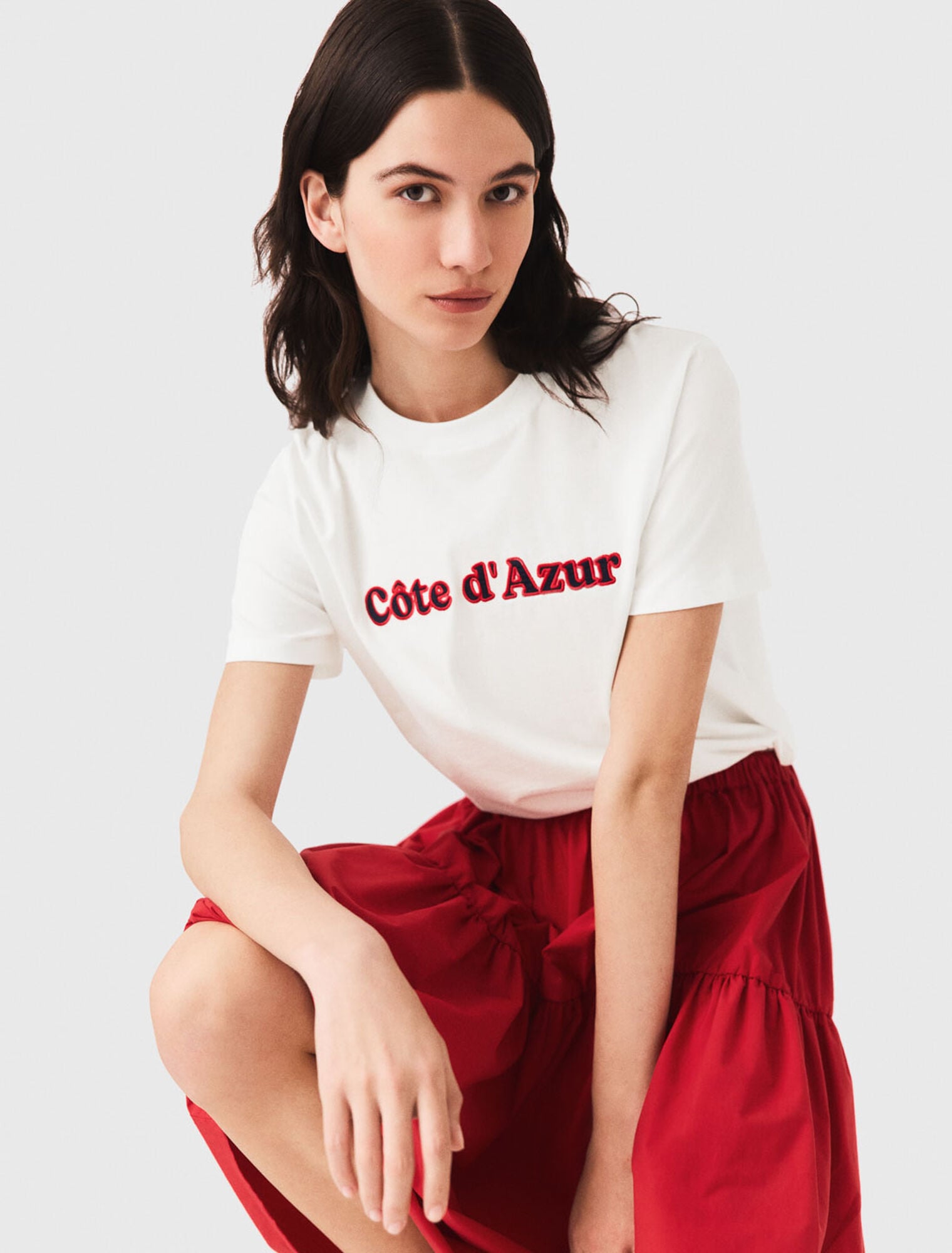 T-shirt avec broderie